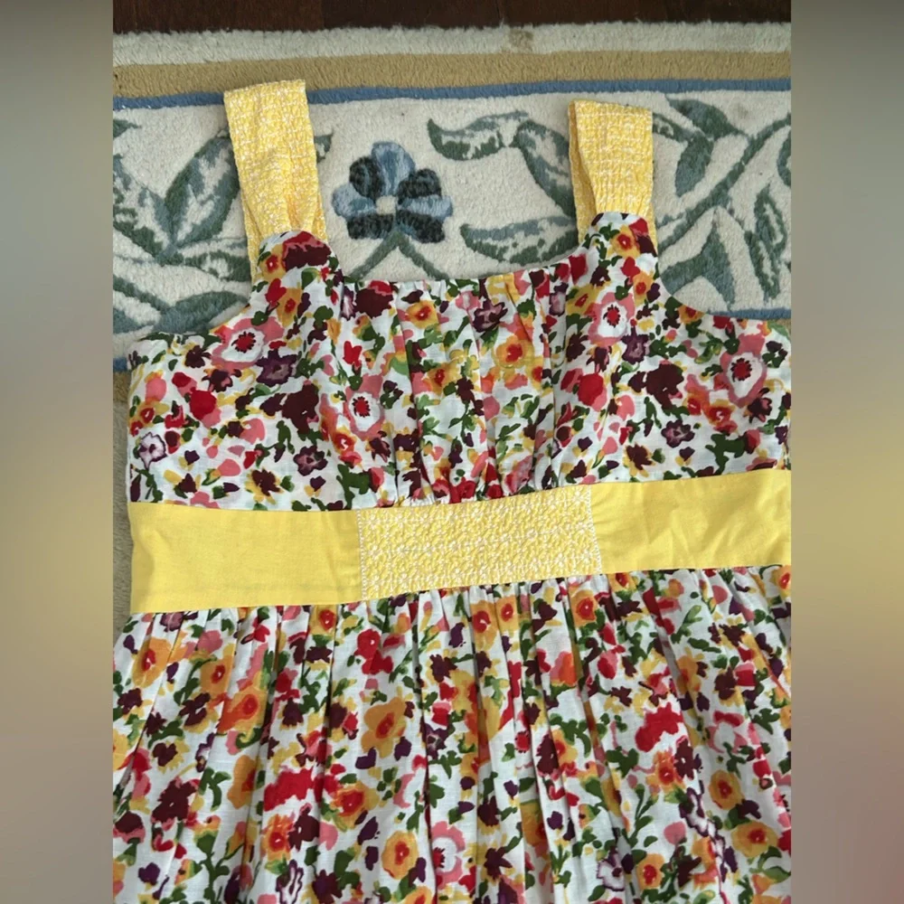 Women’s Boho Bohemian Whimsical Summery Beachy Colorful Floral Dress